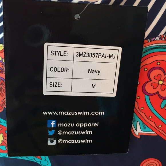 Mazu swim NWT cover up dress size small left - Picture 6 of 8